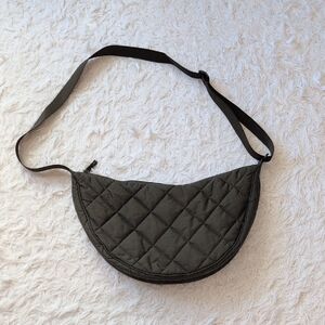 Quilted Black Crossbody Bag